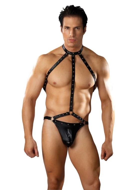 GLADIATOR SM-MED (FETISH CIRE STUDDED) back