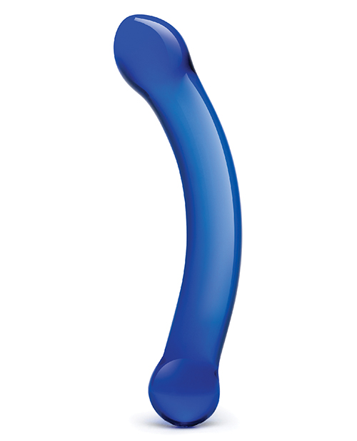 GLAS 6 CURVED GLASS G-SPOT DILDO " back