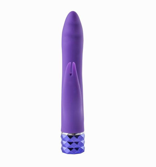 HAILEY SILICONE RABBIT PURPLE back