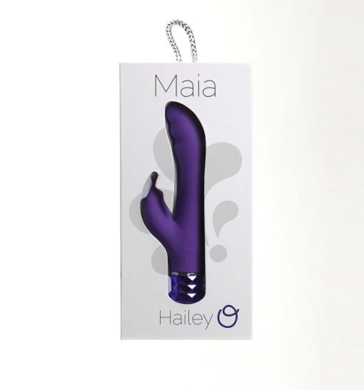 HAILEY SILICONE RABBIT PURPLE 3