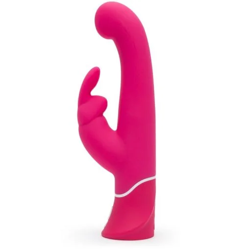 HAPPY RABBIT 2 G SPOT PINK USB RECHARGEABLE back