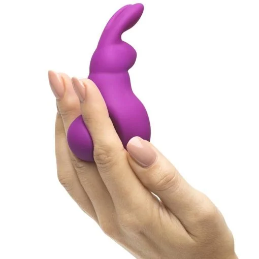 HAPPY RABBIT MINI EARS USB CLITORAL VIBRATOR PURPLE back