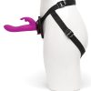 HAPPY RABBIT RECHARGEABLE VIBRATING STRAP ON HARNESS SET back