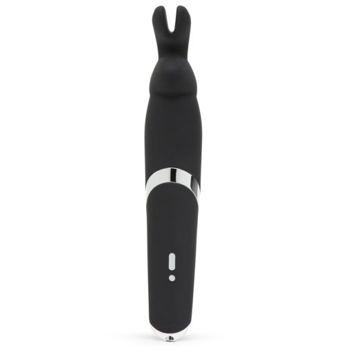 HAPPY RABBIT RECHARGEABLE WAND VIBRATOR BLACK back