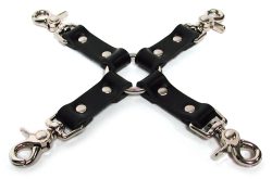 HOG TIE LEATHER BLACK main