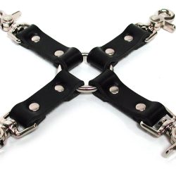 HOG TIE LEATHER BLACK main