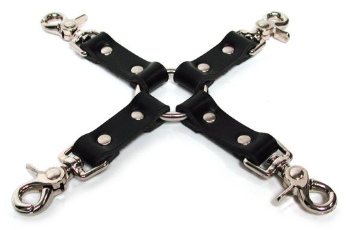 HOG TIE LEATHER BLACK main