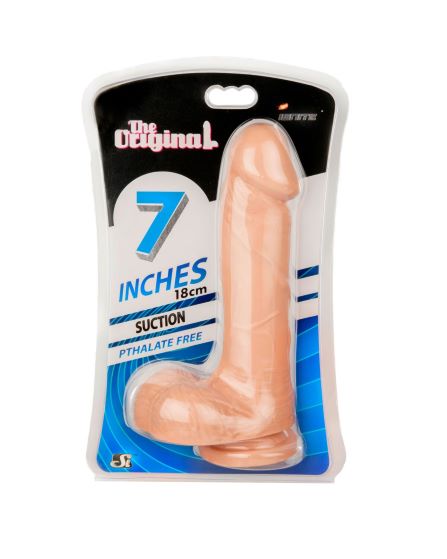 IGNITE COCK W/BALL 7IN FLESH W/SUCTION CUP details