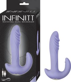 INFINITT ROTATING LAVENDER DUAL MASSAGER main