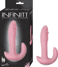 INFINITT ROTATING PINK DUAL MASSAGER main