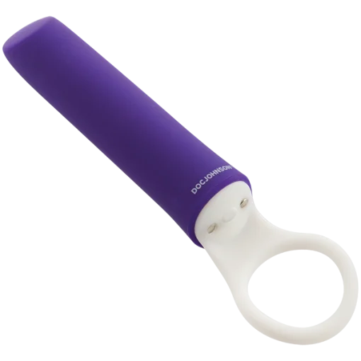 IVIBE SELECT IPLEASE W SILICONE GRIP RING PURPLE/WHIT back