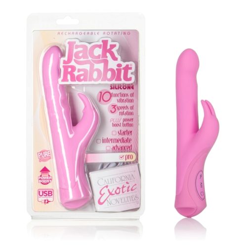 Jack rabbit rechargeable pink details