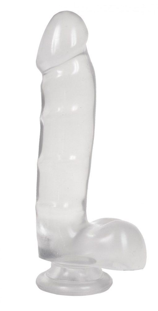 JELLY COCK & BALLS W/SUCTION CUP DIAMOND main