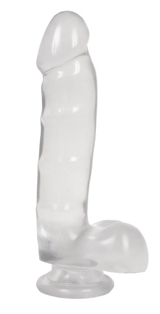 JELLY COCK & BALLS W/SUCTION CUP DIAMOND main