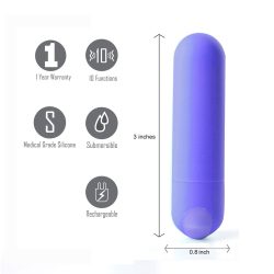 JESSI MINI BULLET RECHARGEABLE PURPLE main