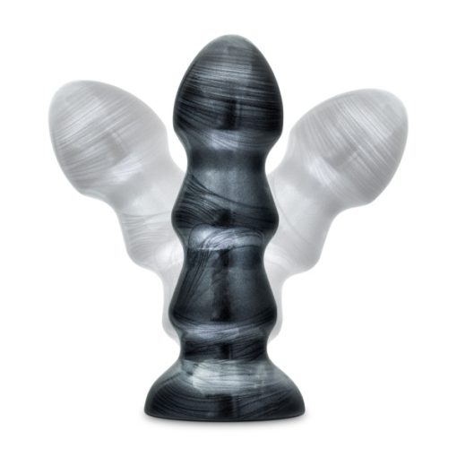 JET BLACK JACK CARBON METALLIC BLACK ANAL PLUG male Q