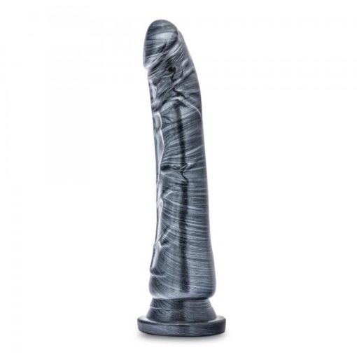 JET BLAQ CARBON METALLIC BLACK DILDO back