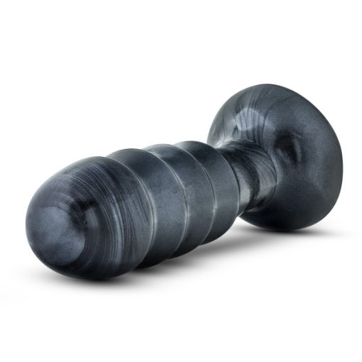 Jet bruiser carbon metallic black butt plug back