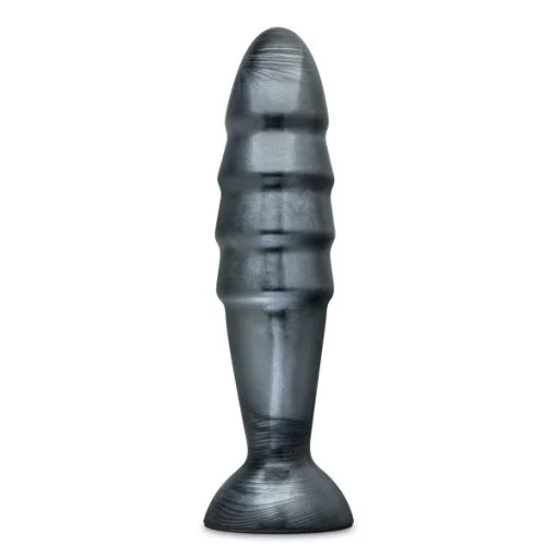 JET DESTRUCTOR CARBON METALLIC BLACK BUTT PLUG main