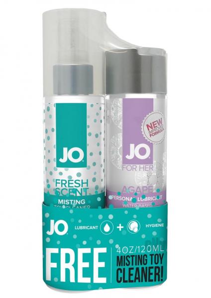 JO GWP Agape Lubricant And Toy Cleaner Launch Pack Main