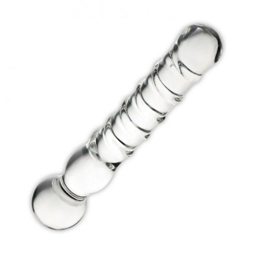 JOYSTICK CLEAR GLASS DILDO main