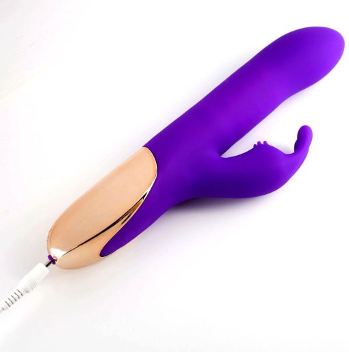 KARLIN SUPERCHARGED SILICONE RABBIT RECHARGEABLE PURPLE details