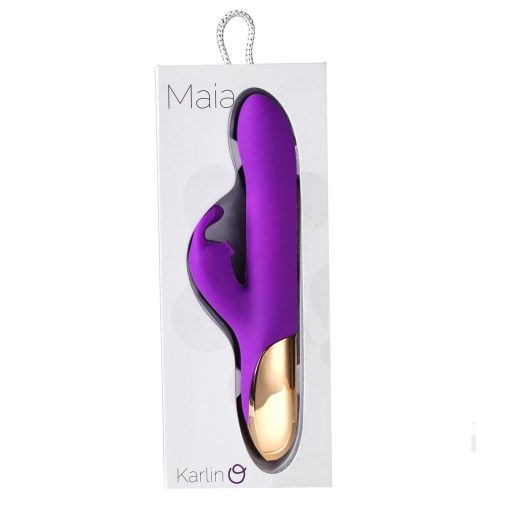 KARLIN SUPERCHARGED SILICONE RABBIT RECHARGEABLE PURPLE 3