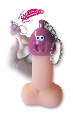 KEY CHAIN SQUEAKY PECKER main