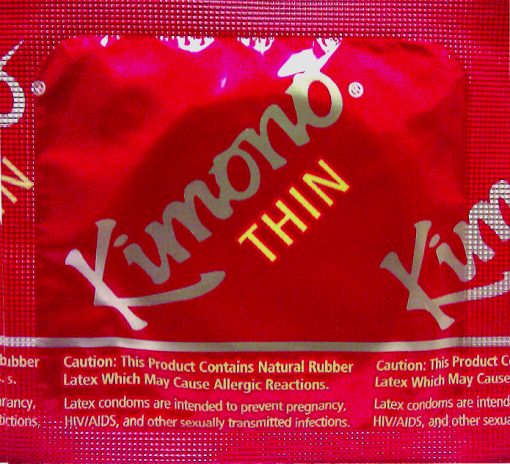 Kimono lubricated condom 12 pk male q