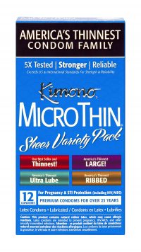 Kimono Mico Thin Variety 12 Pack Condoms