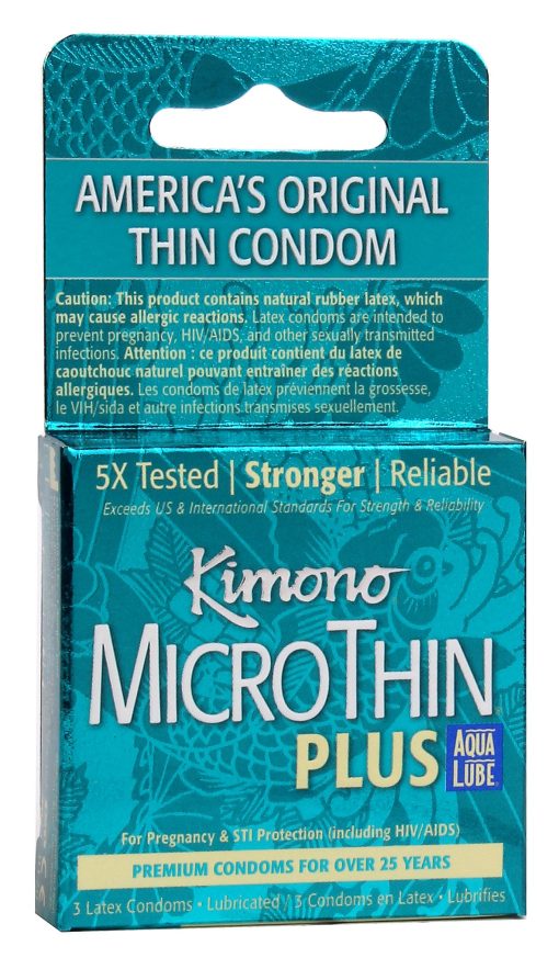 KIMONO MICROTHIN W/ AQUA LUBE 3PK details