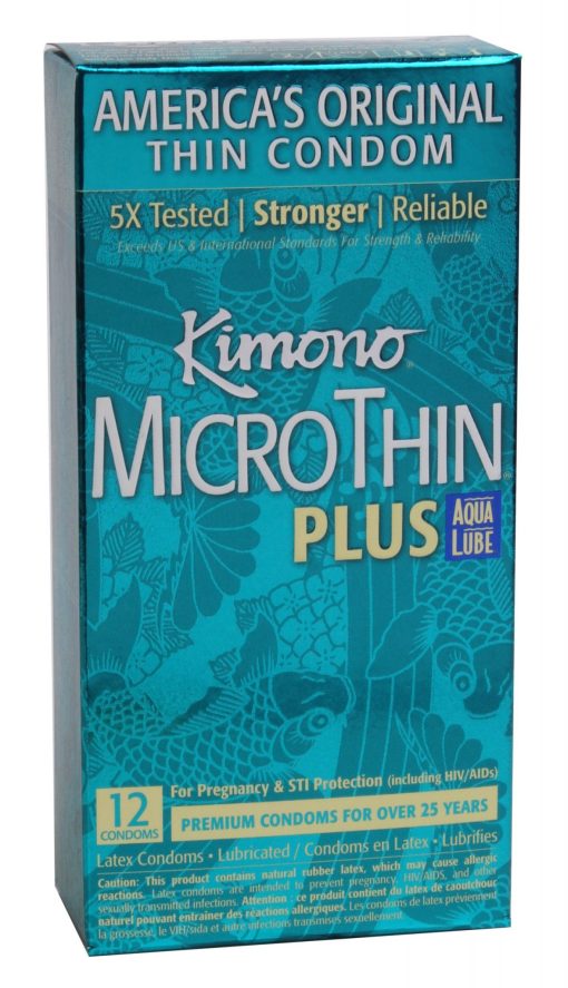 KIMONO MICROTHIN W/AQUA LUBE 12PK back