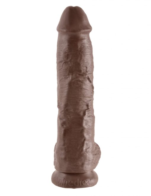 KING COCK 10IN COCK W/BALLS BROWN main