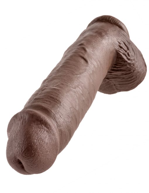 KING COCK 11IN COCK W/BALLS BROWN main