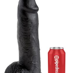 KING COCK 12IN COCK W/BALLS BLACK male Q