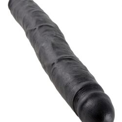 KING COCK 12IN SLIM DOUBLE DILDO BLACK main