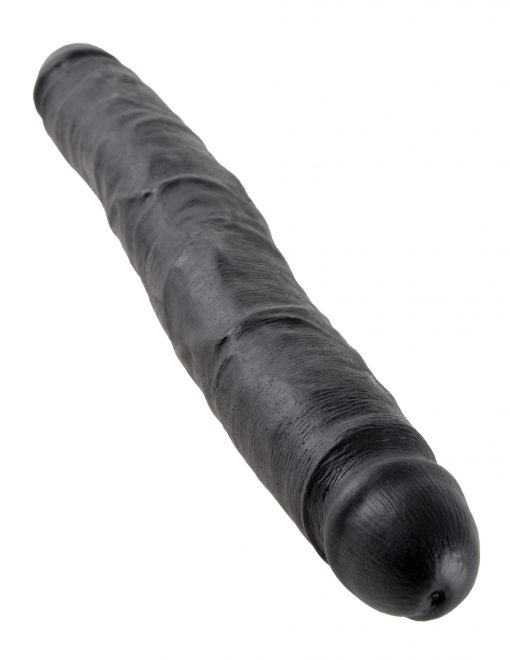 KING COCK 12IN SLIM DOUBLE DILDO BLACK main