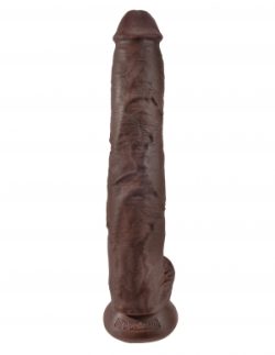 KING COCK 14 COCK W/BALLS BROWN " main