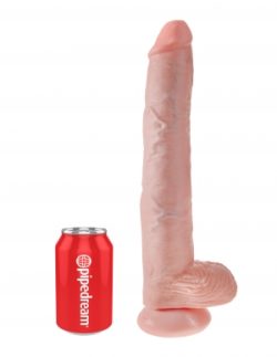 KING COCK 14 COCK W/BALLS FLESH " main