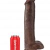 KING COCK 15 COCK W/BALLS BROWN " male Q