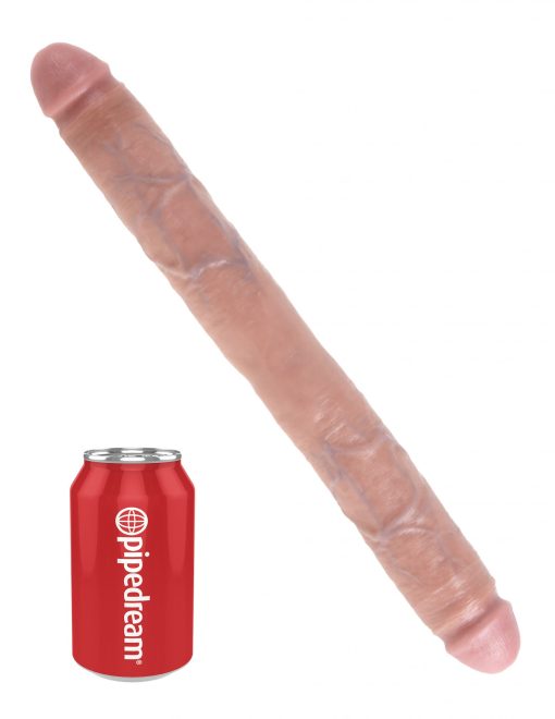 KING COCK 16IN THICK DOUBLE DILDO FLESH back
