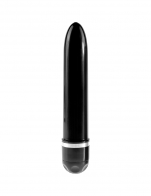 King cock 5 vibrating stiffy black vibrator " main