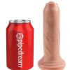 KING COCK 6 UNCUT BEIGE DILDO " back