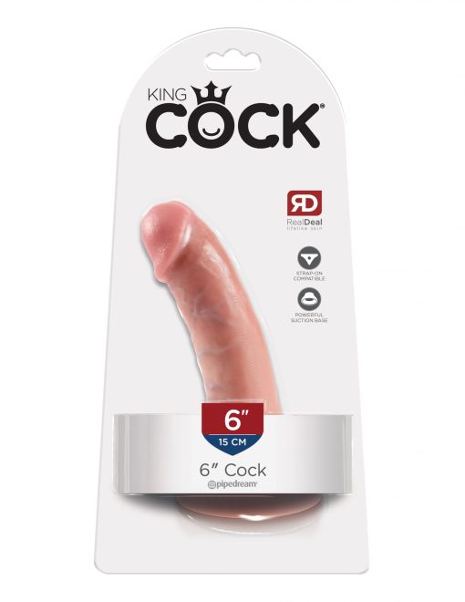 KING COCK 6IN COCK FLESH male Q