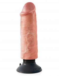 KING COCK 6IN COCK FLESH VIBRATING main