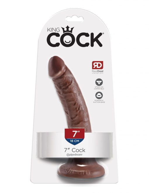 KING COCK 7IN COCK BROWN male Q