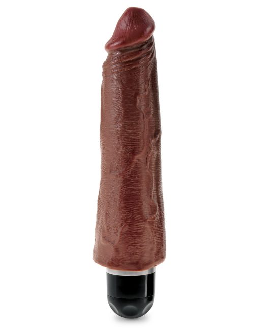 KING COCK 8 VIBRATING STIFFY BROWN " details