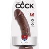 KING COCK 8IN COCK BROWN back