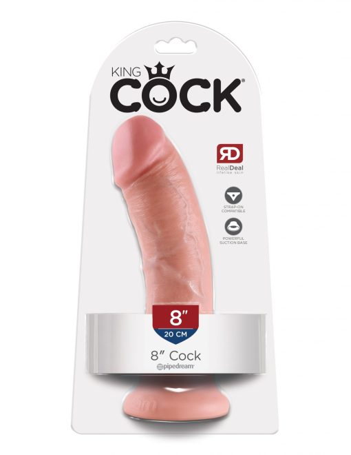 KING COCK 8IN COCK FLESH male Q