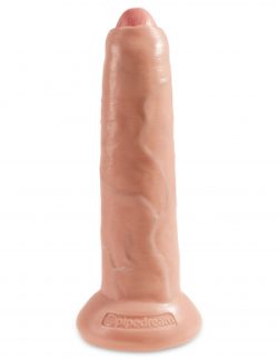 KING COCK 9 UNCUT BEIGE DILDO " details